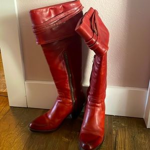 Burgundy OTK Frye Boots size 8.5